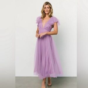 Baltic Born || Annabella Tulle Dress Lavender Medium NWT